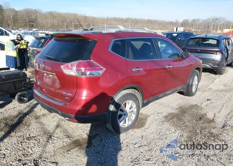 2014 Nissan Rogue Sv from USA, damaged, VIN 5N1AT2MV1EC856082
